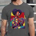 History Woman Reading Book Geometric Girl Educated Unisex Jersey T-Shirt