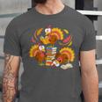 Turkey Reading Books Fall Thanksgiving Teacher Librarian Unisex Jersey T-Shirt Turkey Reading Books Fall Thanksgiving Teacher Librarian Unisex Jersey T-Shirt
