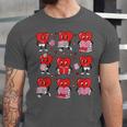 Valentines Day Librarian Heart Reading Book Women Men Kids Unisex Jersey T-Shirt