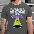 I Wanna Go Home Introvert UFO UAP Flying Saucer Trippy Alien Unisex Jersey T-Shirt I Wanna Go Home Introvert UFO UAP Flying Saucer Trippy Alien Unisex Jersey T-Shirt