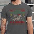 All I Want For Christmas Is A Dragon & Books Ugly Sweater Unisex Jersey T-Shirt All I Want For Christmas Is A Dragon & Books Ugly Sweater Unisex Jersey T-Shirt