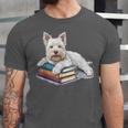 West Highland Terrier Books Dog Breed Westie Unisex Jersey T-Shirt West Highland Terrier Books Dog Breed Westie Unisex Jersey T-Shirt