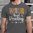 Wild About Reading Book Lover Bookworm Library Day Unisex Jersey T-Shirt