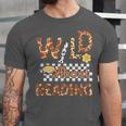 Wild About Reading Teacher Reading Books Back To School Unisex Jersey T-Shirt