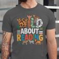 Wild About Reading Zoo Animals Books Reader Lover Unisex Jersey T-Shirt Wild About Reading Zoo Animals Books Reader Lover Unisex Jersey T-Shirt