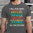 I Will Read Book On Boat Words For Kids Unisex Jersey T-Shirt