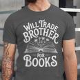 Will Trade Brother For Books Unisex Jersey T-Shirt