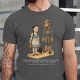 Wizard Of Oz Book Quote Scarecrow Dorothy Retro Drawing Unisex Jersey T-Shirt