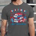 Women's Books Fireworks And Freedom Independence Day Book Lover Unisex Jersey T-Shirt