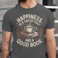 Women's Chai Tea And Books Chai Latte Lover Unisex Jersey T-Shirt
