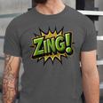 ZING Comic Book Retro Artwork – Cartoon Collector Unisex Jersey T-Shirt