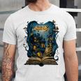 4 Books Are Portable Magic Bookish Reading Nerd Quote Unisex Jersey T-Shirt