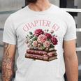 63rd Birthday Chapter 63 Birthday Shirt Women Book Lover Premium Unisex Jersey T-Shirt
