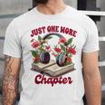 Audiobook Lover Bookish Headphones Just One More Chapter Unisex Jersey T-Shirt