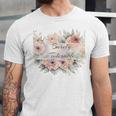 Barely Tolerable Book Floral Bookworm Lover Bookish Premium Unisex Jersey T-Shirt