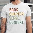 Book Chapter Verse Christian Bible Reformed Theology Unisex Jersey T-Shirt Book Chapter Verse Christian Bible Reformed Theology Unisex Jersey T-Shirt