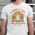 A Book A Day Keeps Reality Away Reading Unisex Jersey T-Shirt
