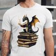 Book Dragon Unisex Jersey T-Shirt