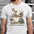 Book Lover Bookish Bookworm Reading Is My Otter-Obsession Unisex Jersey T-Shirt