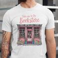 Take Me To The Book Store Librarians Valentine's Day Premium Unisex Jersey T-Shirt