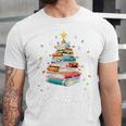 All Booked For Christmas Book Christmas Book Lover Librarian Unisex Jersey T-Shirt