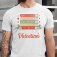 All Booked For Valentines Retro Book Lover Teacher Bookworm Premium Tri-Blend Unisex Jersey T-Shirt