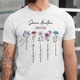Bookish Feminist Jane Austen Fan Jane Austen Flower Books Unisex Jersey T-Shirt Bookish Feminist Jane Austen Fan Jane Austen Flower Books Unisex Jersey T-Shirt