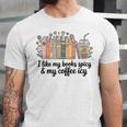 I Like My Books Spicy & My Coffee Icy Lover Bookworm Unisex Jersey T-Shirt