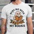 Bury Me With My Books Ghost Tee Unisex Jersey T-Shirt