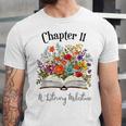Chapter 11 Years Old 11th Birthday Wildflower Book Lover Unisex Jersey T-Shirt