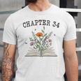 Chapter 34 Book Lovers & Readers 34th Birthday Wildflowers Premium Tri-Blend Unisex Jersey T-Shirt Chapter 34 Book Lovers & Readers 34th Birthday Wildflowers Premium Tri-Blend Unisex Jersey T-Shirt