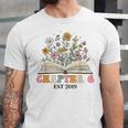 Chapter 6 Years Old 6th Birthday Wildflower Book Lover Unisex Jersey T-Shirt Chapter 6 Years Old 6th Birthday Wildflower Book Lover Unisex Jersey T-Shirt