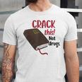 Christian Quote Holy Bible Crack This Book Not Drugs Unisex Jersey T-Shirt Christian Quote Holy Bible Crack This Book Not Drugs Unisex Jersey T-Shirt
