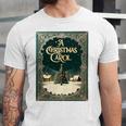 A Christmas Carol Book Cover By Charles Dickens Unisex Jersey T-Shirt A Christmas Carol Book Cover By Charles Dickens Unisex Jersey T-Shirt