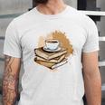 Coffee And Books Adult Books Lover Reading Unisex Jersey T-Shirt Coffee And Books Adult Books Lover Reading Unisex Jersey T-Shirt