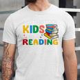 All The-Cool Kids Are Reading Teacher Book Lover Librarian Premium Unisex Jersey T-Shirt