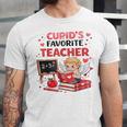 Cupid's Favorite Math Teacher Valentine Reading Book Women Unisex Jersey T-Shirt Cupid's Favorite Math Teacher Valentine Reading Book Women Unisex Jersey T-Shirt