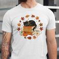 Cute Cat Fall In Love With Reading Book Cat Lover Librarian Unisex Jersey T-Shirt Cute Cat Fall In Love With Reading Book Cat Lover Librarian Unisex Jersey T-Shirt