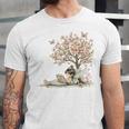 Cute Fairy Reading Fairycore Aesthetic Book Lover Unisex Jersey T-Shirt