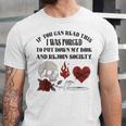 Dark Romance Bookish Merch Put My Book Down Spicy Book Women Unisex Jersey T-Shirt