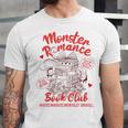 Dark Romance Reader Reading Monster Romance Book Club Unisex Jersey T-Shirt Dark Romance Reader Reading Monster Romance Book Club Unisex Jersey T-Shirt