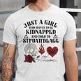 Dark Romance Smutt Book Merch Just A Good Girl STFUATTDLAGG Unisex Jersey T-Shirt