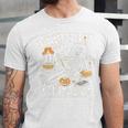 Dead Set On Reading Skeleton Halloween Book Lover Unisex Jersey T-Shirt