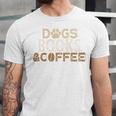 Dogs Books & Coffee Unisex Jersey T-Shirt