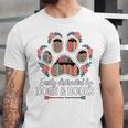 Easily Distracted By Dogs And Books Reading Unisex Jersey T-Shirt