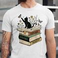 Fantasy Drama Tragedy Cat Book Lover Reading Humor Unisex Jersey T-Shirt Fantasy Drama Tragedy Cat Book Lover Reading Humor Unisex Jersey T-Shirt