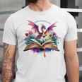 In My Fantasy Era Magic Dragon Book Unisex Jersey T-Shirt