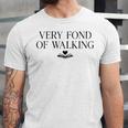 Very Fond Of Walking Book Lover Mom Walking Bookish Unisex Jersey T-Shirt Very Fond Of Walking Book Lover Mom Walking Bookish Unisex Jersey T-Shirt