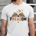 Freadom Anti Banned Books Lovers Reading Librarian Bookworm Unisex Jersey T-Shirt