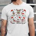 Ghost Book Reading Christmas Books Lover Teacher Kids Unisex Jersey T-Shirt